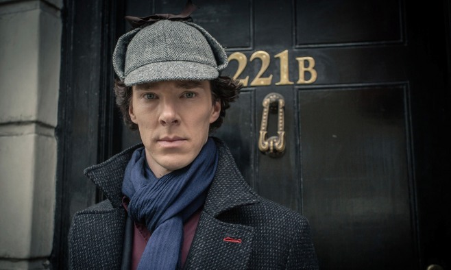  Benedict Cumberbatch as Sherlock Holmes in the BBC series Sherlock. Photograph: Robert Viglasky/PA